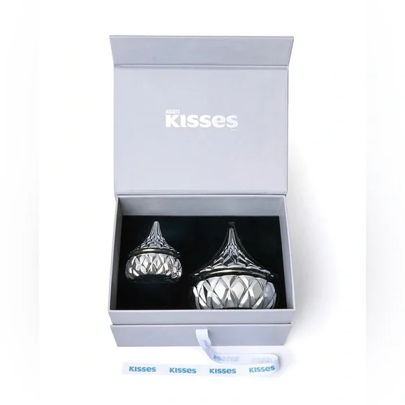 Godinger Silver Hershey's Kisses Crystal Set - Picture 1 of 5